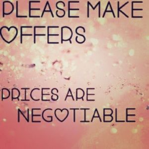 Let’s negotiate! See description for details!! 😊